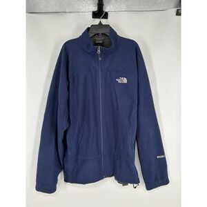 The North Face Windwall Fleece‎ Full Zip Up Jacket Adjustable Waistband Mens XL